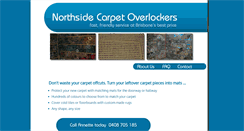 Desktop Screenshot of northsidecarpetoverlockers.com.au
